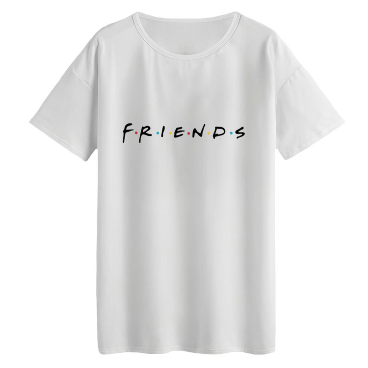 تیشرت لانگ آستین کوتاه زنانه مدل Friends کد۲
