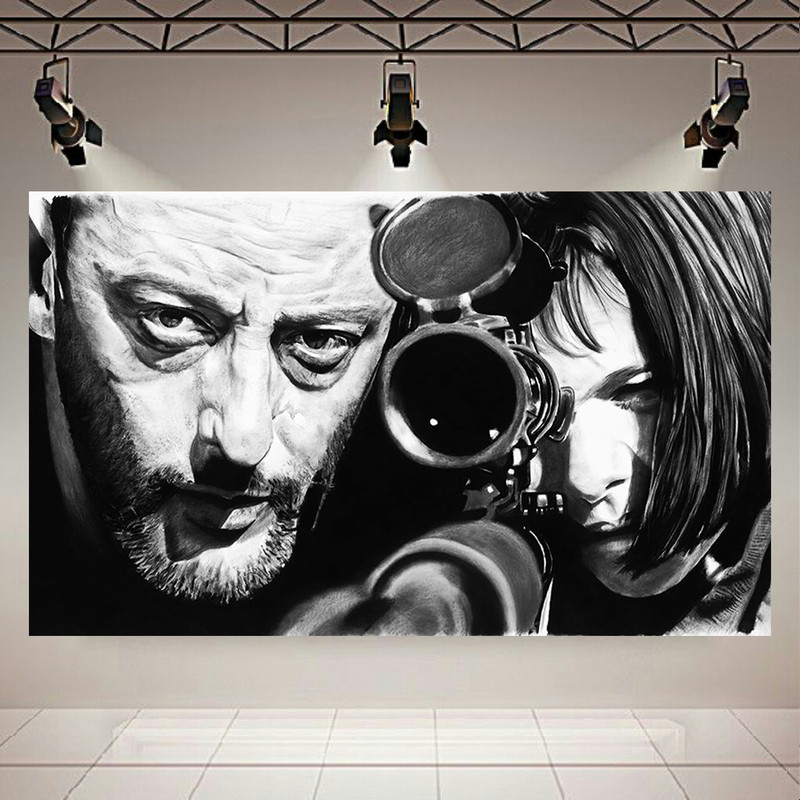تابلو شاسی طرح فیلم سینمایی مدل لئون حرفه ای کد AR3970