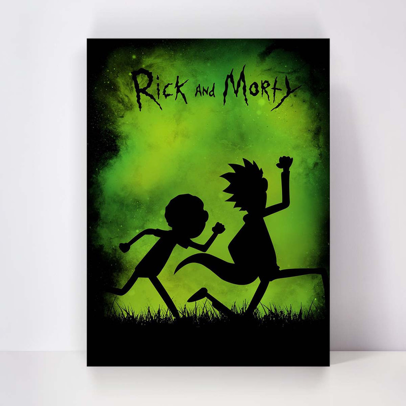 تابلو شاسی مدل Rick and Morty کد S-5043