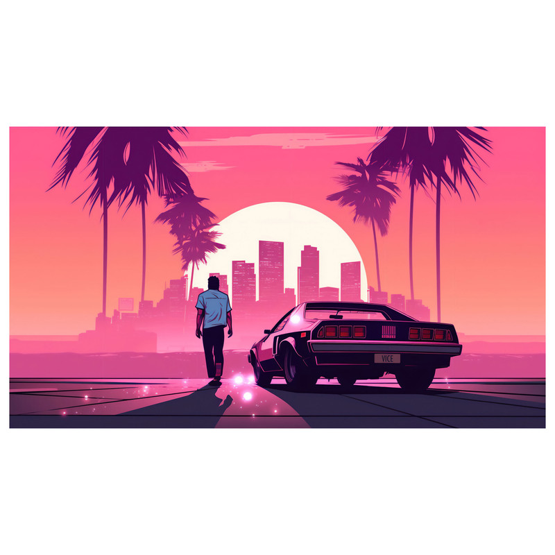 تابلو شاسی مدل T8114 طرح بازی GTA