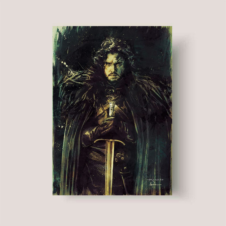 تابلو شاسی مدل جان اسنو گیم اف ترونز (Game of Thrones) کد FMO91 کد FMO91