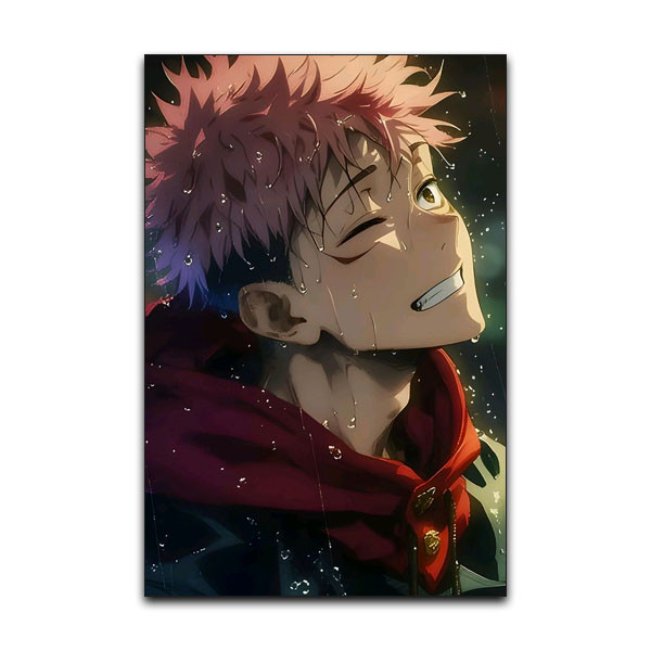تابلو شاسی گوفی مدل انیمه جوجوتسو کایزن ایتادوری و سوکونا طرح Itadori Sukuna Jujutsu Kaisen Anime کد WINK21