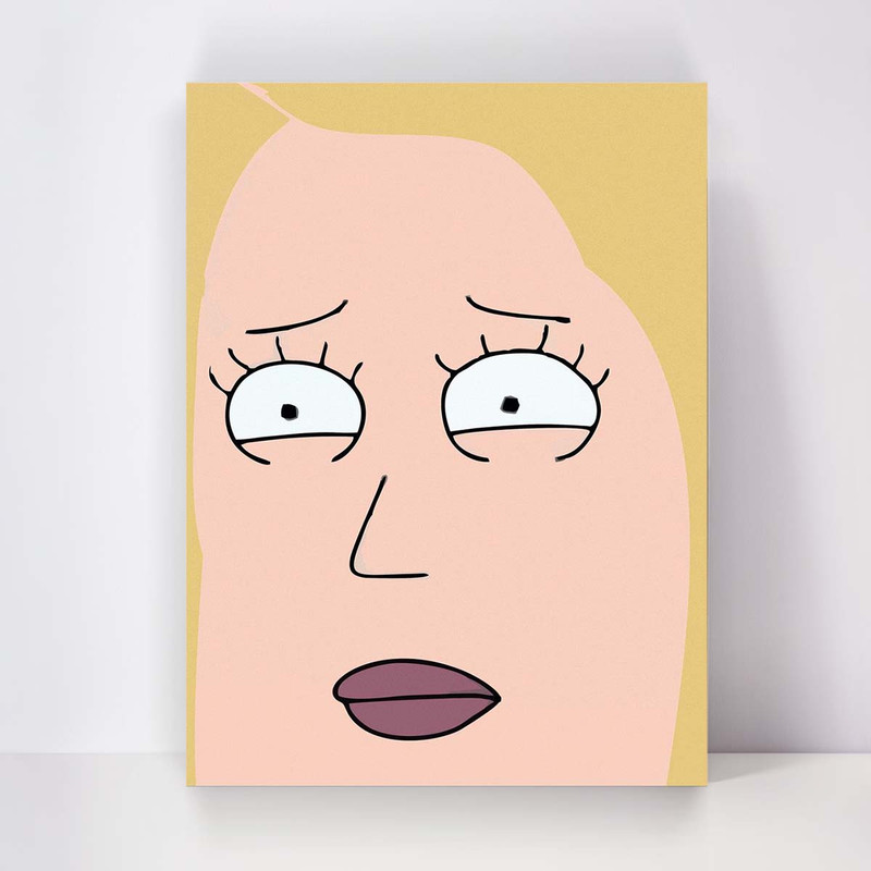 تابلو شاسی مدل Rick and Morty کد S-5041