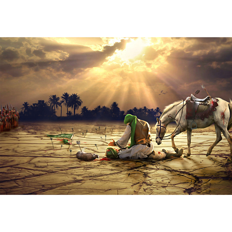 تابلو شاسی مدل مذهبی عاشورای حسینی T2368