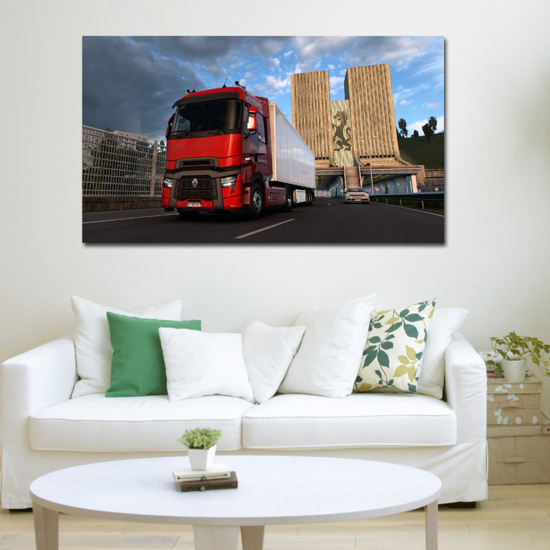 تابلو شاسی مدل بازی EURO TRUCK کد 2