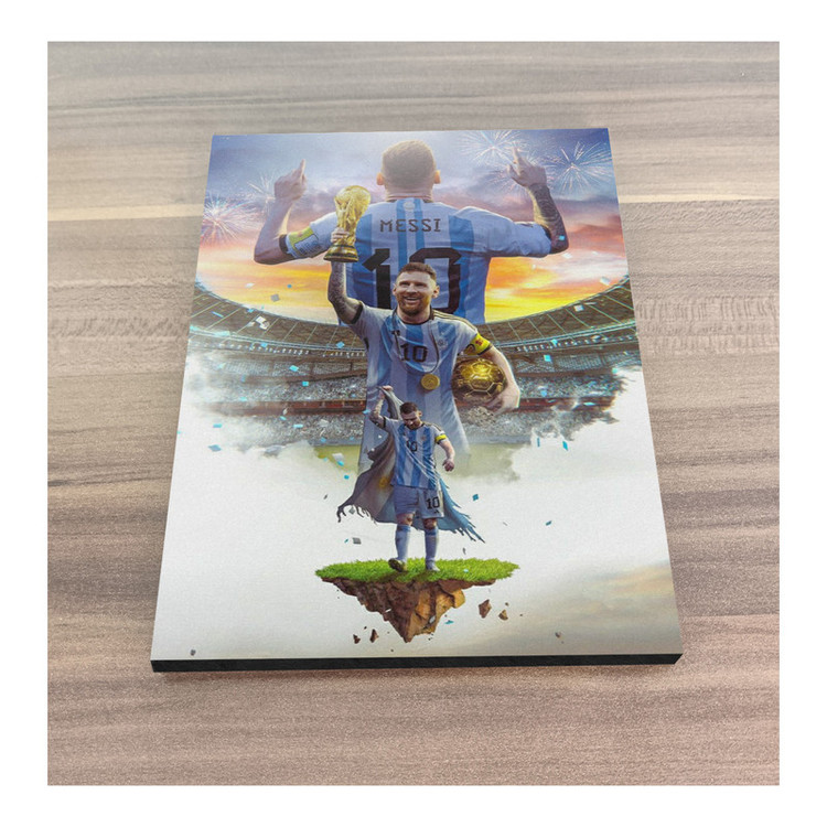 تابلوشاسی گوفی مدل لیونل مسی بازیکن فوتبال تیم آرژانتین طرح Lionel Messi Football Player کد STAR52