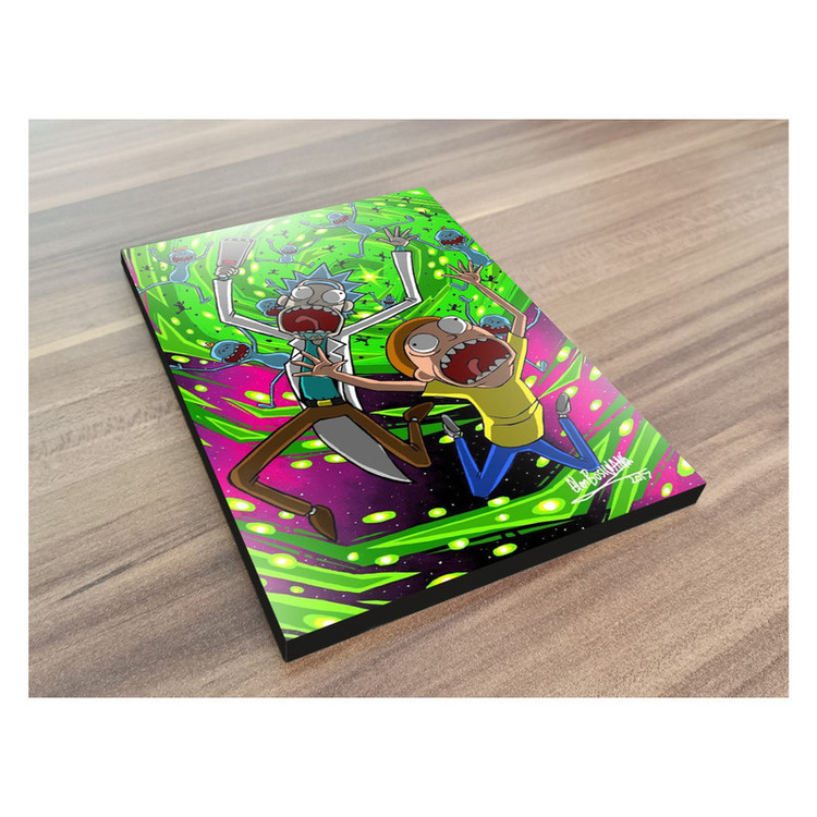 تابلو شاسی گوفی مدل انیمیشن ریک و مورتی طرح Rick and Morty کد GRE58
