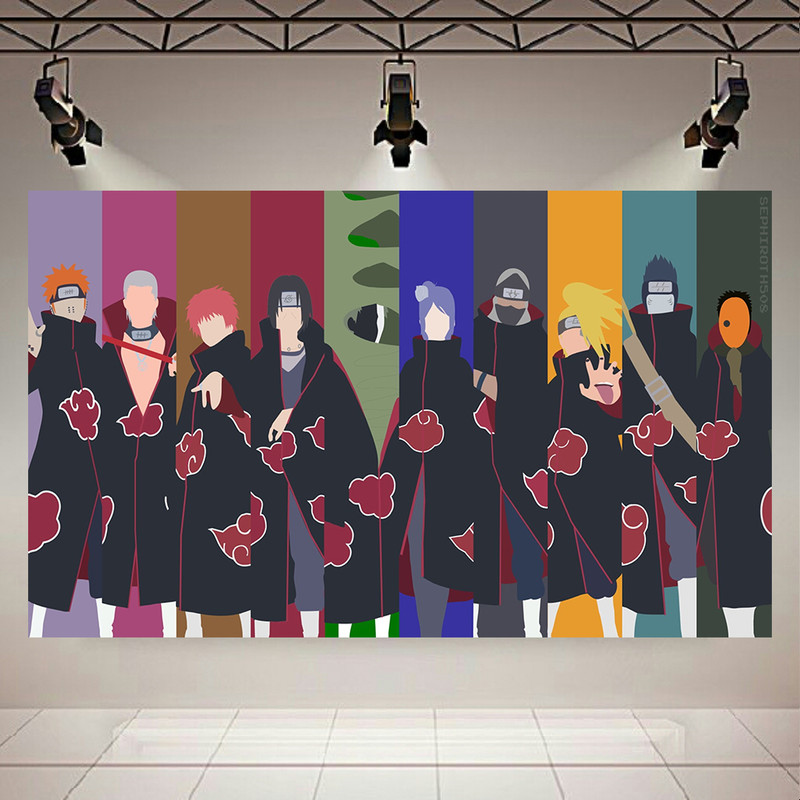 تابلو شاسی طرح انیمه مدل ناروتو کد AR515