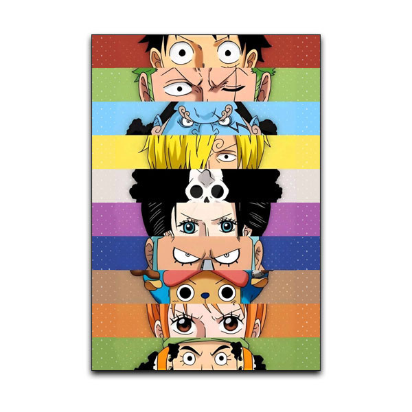 تابلو شاسی گوفی مدل انیمه وان پیس طرح One Piece کد EYE365