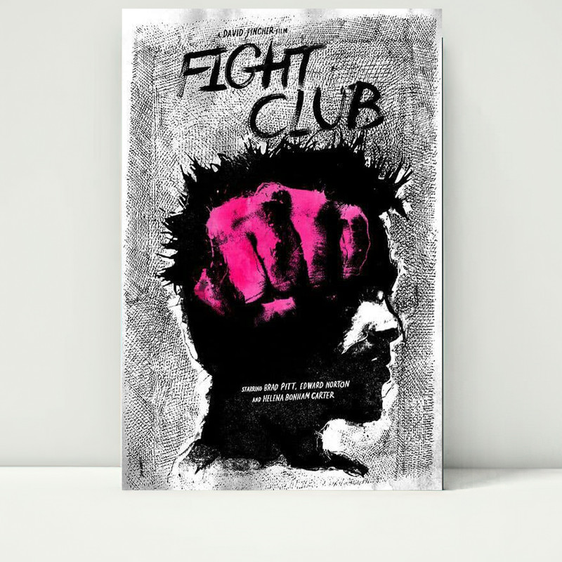 تابلو شاسی مدل پوستر فیلم باشگاه مبارزه Fight Club کد FMO69
