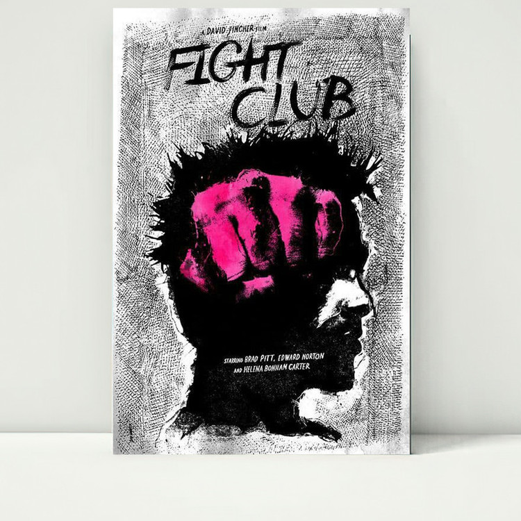 تابلو شاسی مدل پوستر فیلم باشگاه مبارزه Fight Club کد FMO69