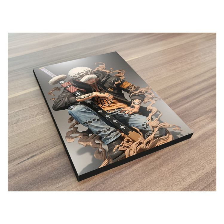تابلو شاسی گوفی مدل ترافالگار لا انیمه وان پیس طرح One Piece Law کد WG258