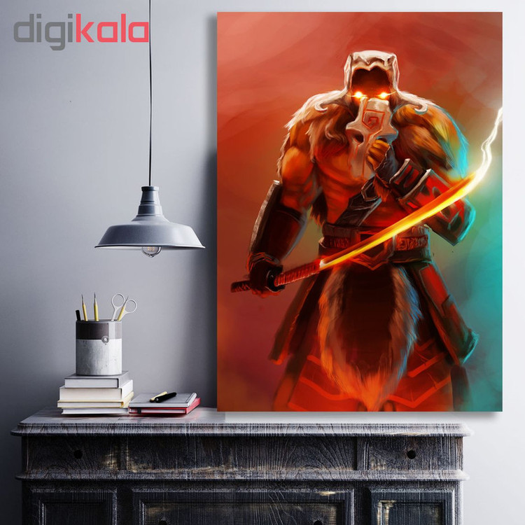 تابلو شاسی گالری استاربوی طرح Juggernaut مدل بازی Dota 2