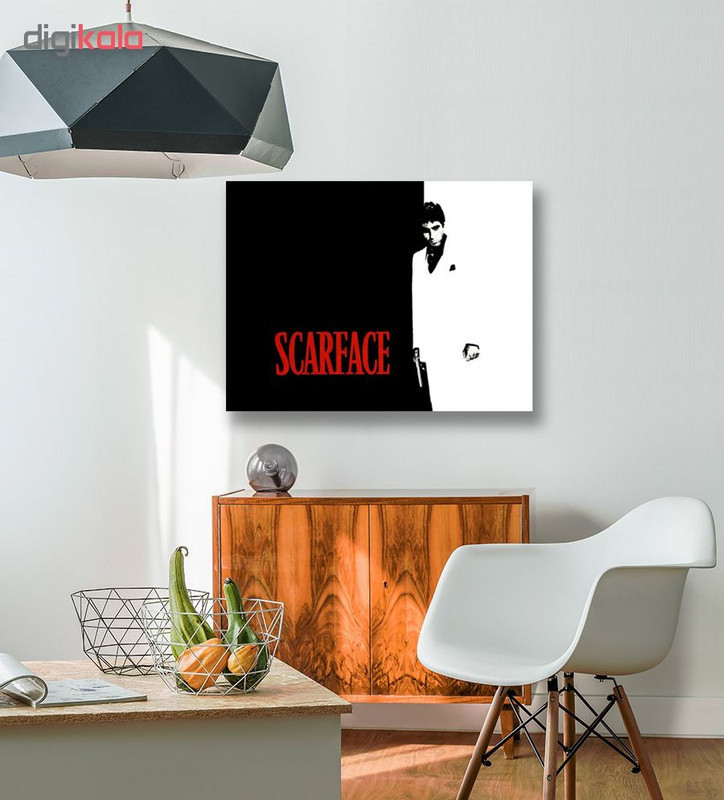 تابلو شاسی گالری استاربوی طرح فیلم Scarface مدل Al Pacino 6
