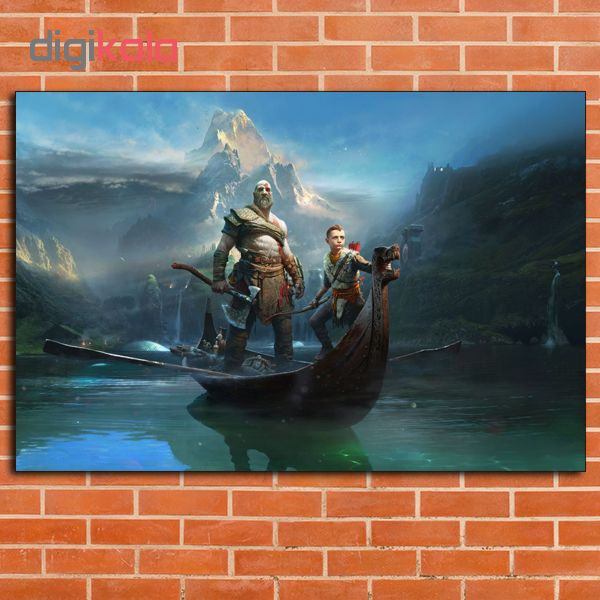تابلو شاسی طرح GOD OF WAR مدل GV-1042