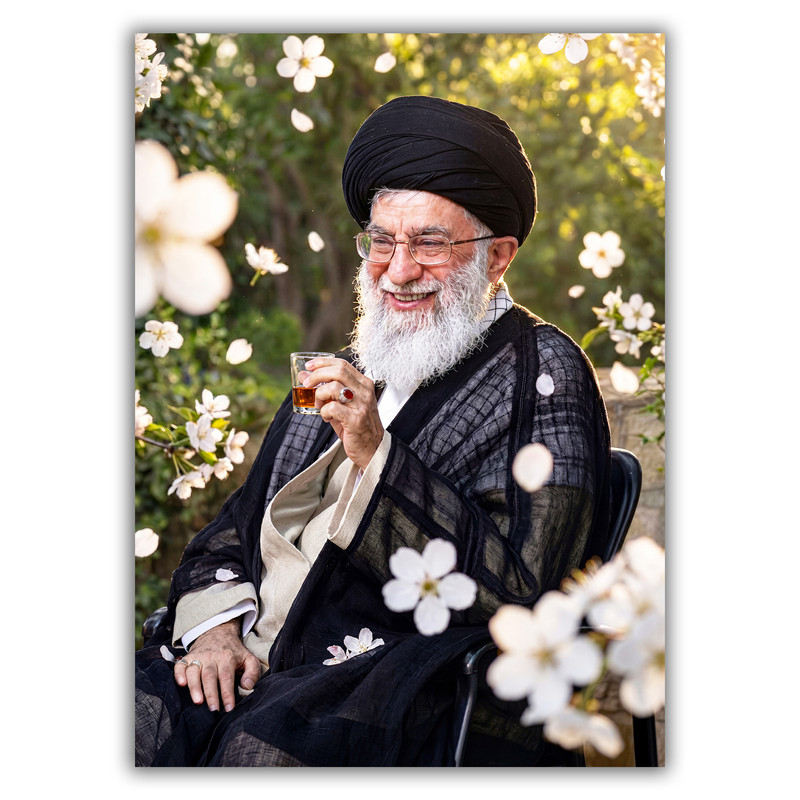 تابلو شاسی طرح رهبر شهید امام سیدعلی خامنه‌ ای