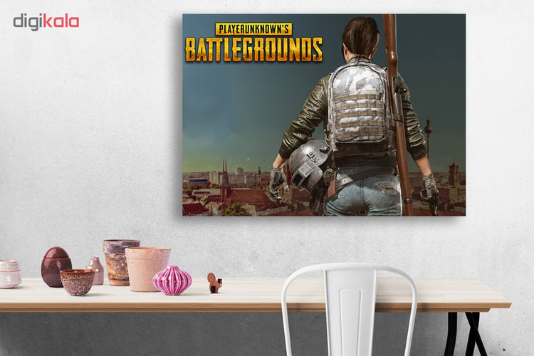 تابلو شاسی گالری استاربوی طرح بازی PubG مدل Amazing Game 1