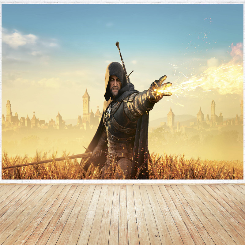 تابلو شاسی مدل گیمینگ طرح پوستر بازی ویچر 3 witcher کد 1127