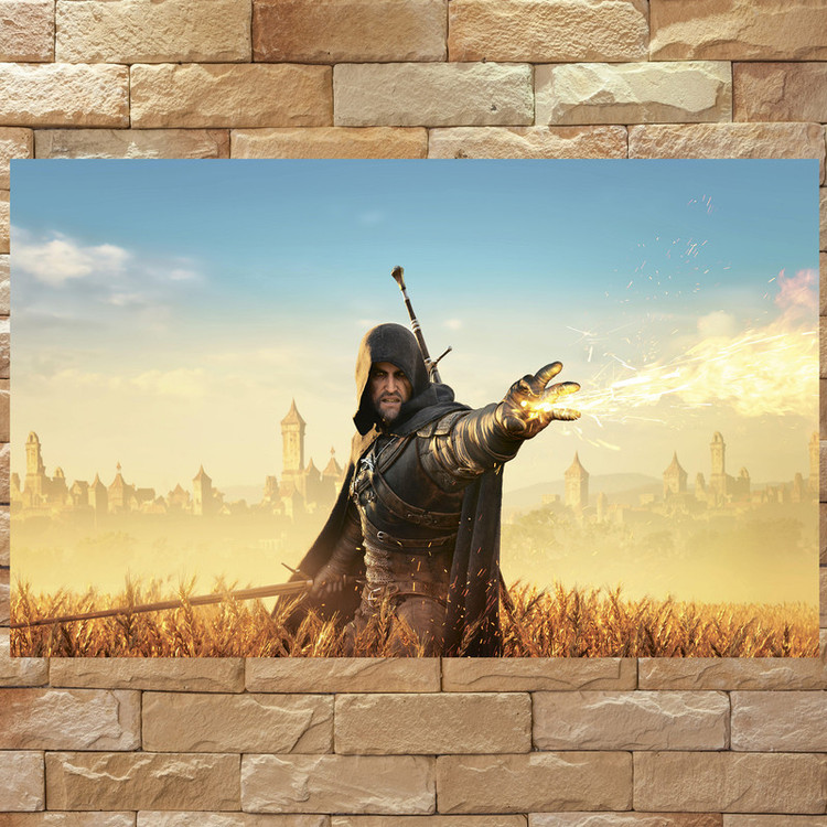 تابلو شاسی مدل گیمینگ طرح پوستر بازی ویچر 3 witcher کد 1127