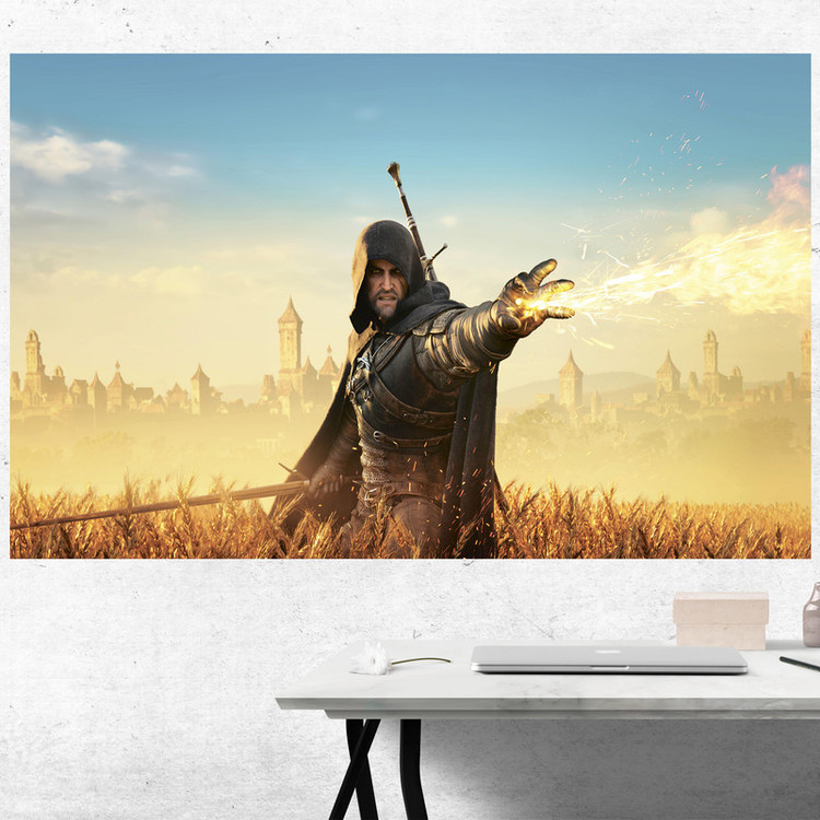 تابلو شاسی مدل گیمینگ طرح پوستر بازی ویچر 3 witcher کد 1127