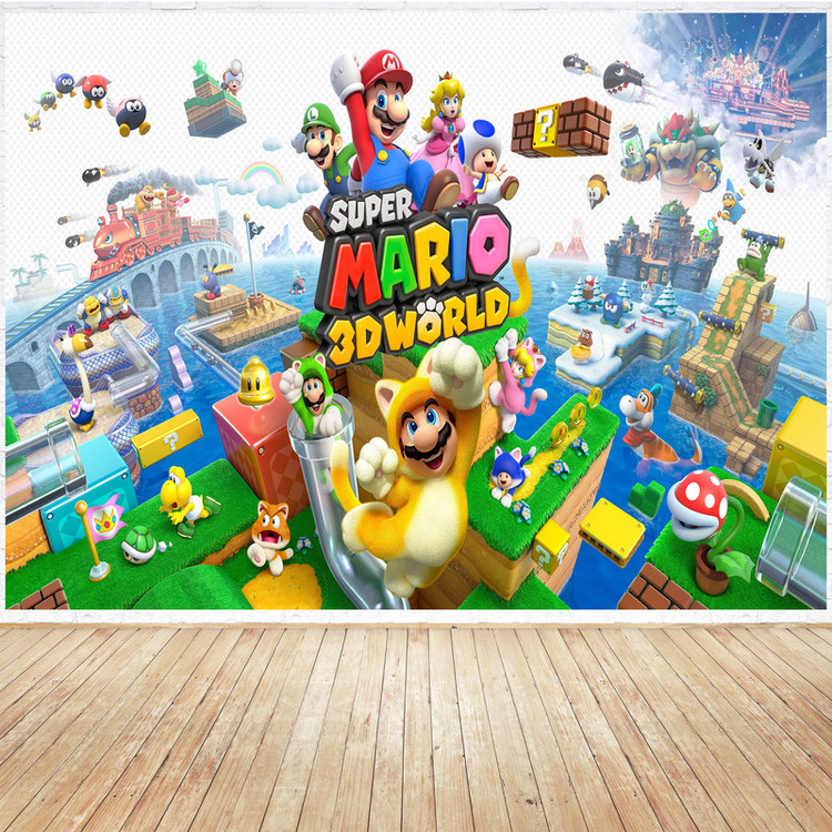 تابلو شاسی مدل گیمینگ طرح پوستر بازی game کامپیوتر ی سوپر ماریو super mario کد 1123