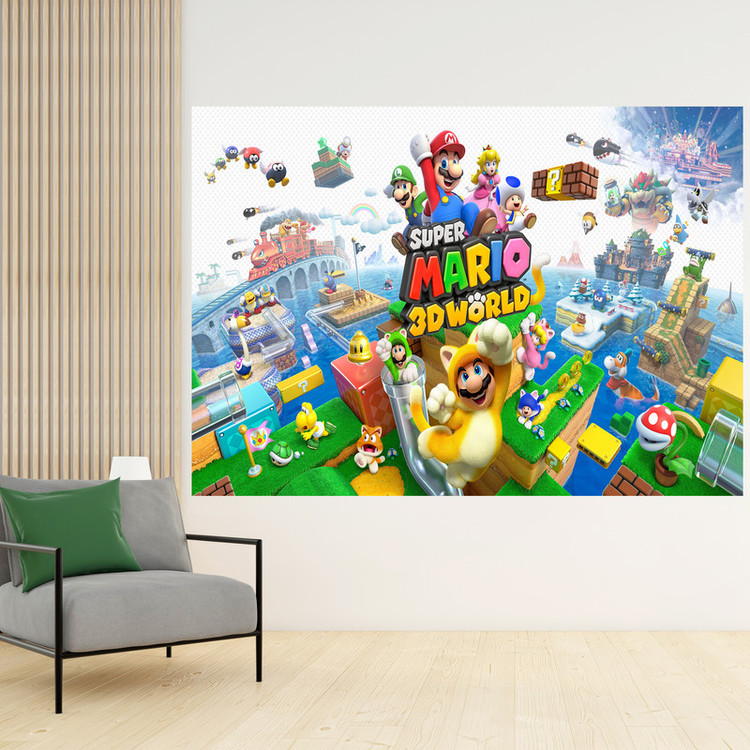 تابلو شاسی مدل گیمینگ طرح پوستر بازی game کامپیوتر ی سوپر ماریو super mario کد 1123
