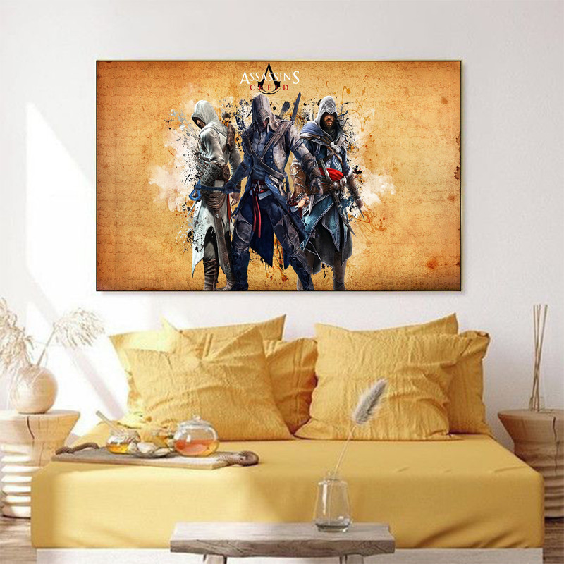 تابلو شاسی مدل گیمینگ طرح assassin's creed کد 1419