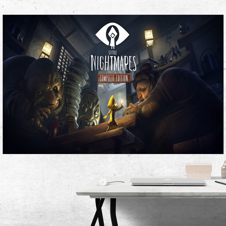 تابلو شاسی مدل گیمینگ طرح پوستر بازی کامپیوتر ی جذاب لیتل نایتمر little nightmare کد 1107