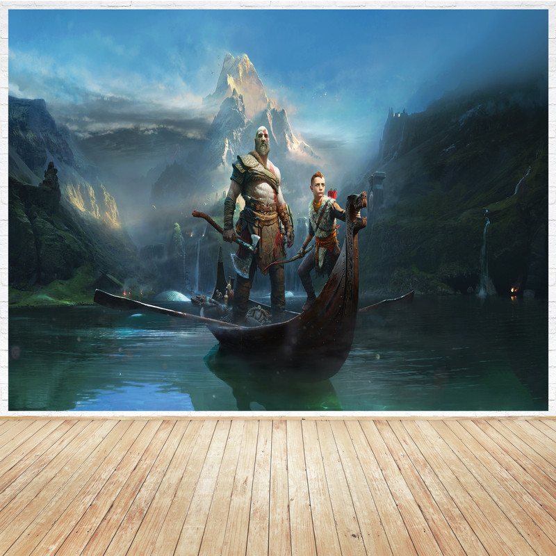 تابلو شاسی مدل گیمینگ بازی گاد آو وار GOD OF WAR کد 1159