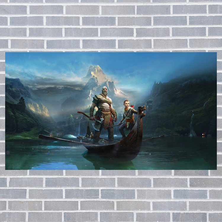 تابلو شاسی مدل گیمینگ بازی گاد آو وار GOD OF WAR کد 1159