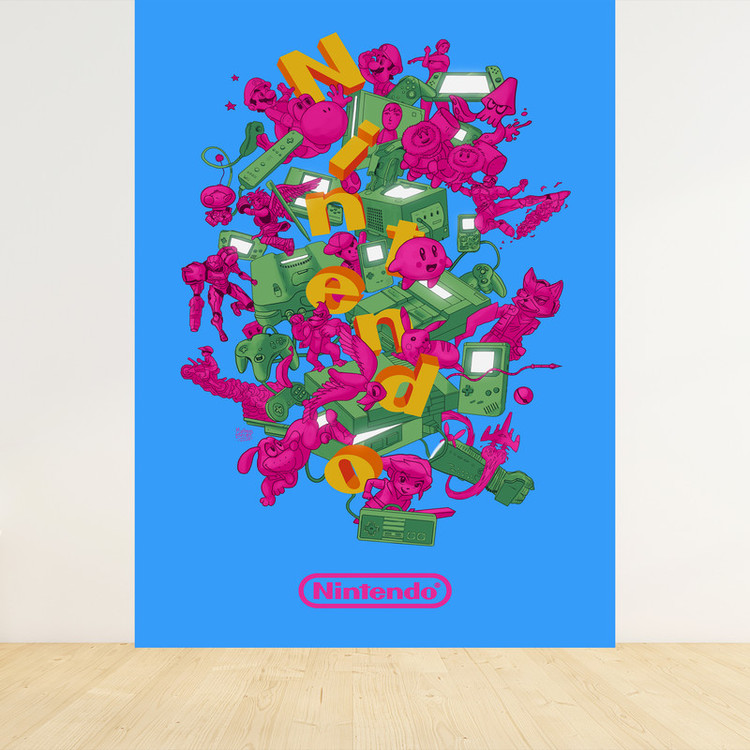 تابلو شاسی مدل گیمینگ طرح پوستر نینتندو Nintendo کد 1203