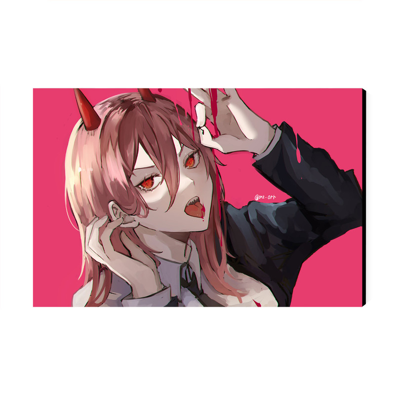تابلو شاسی عرش مدل انیمه مرد اره ای Chainsaw Man کد As1486