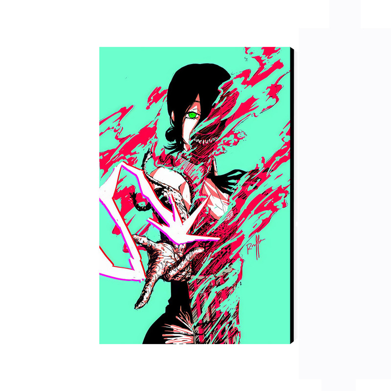 تابلو شاسی عرش مدل انیمه مرد اره ای Chainsaw Man کد As2204