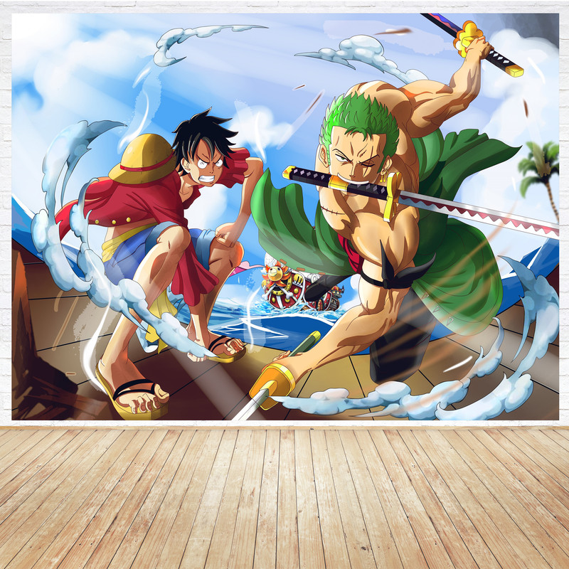تابلو شاسی مدل انیمه وان پیس one piece  کد 1254