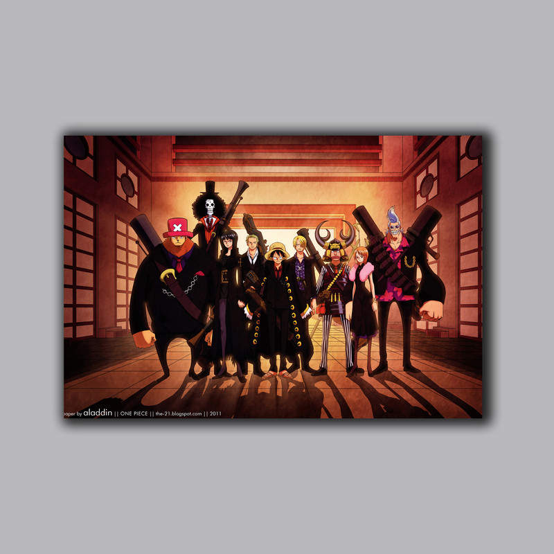 تابلو شاسی مدل  انیمه وان پیس One Piece کد LA-10354
