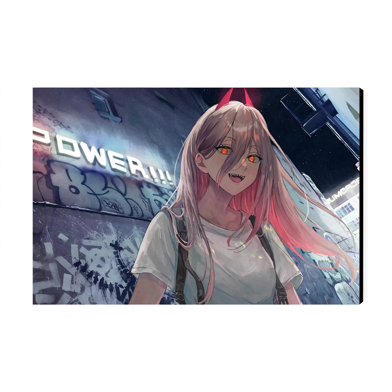 تابلو شاسی عرش مدل انیمه مرد اره ای Chainsaw Man کد As3364