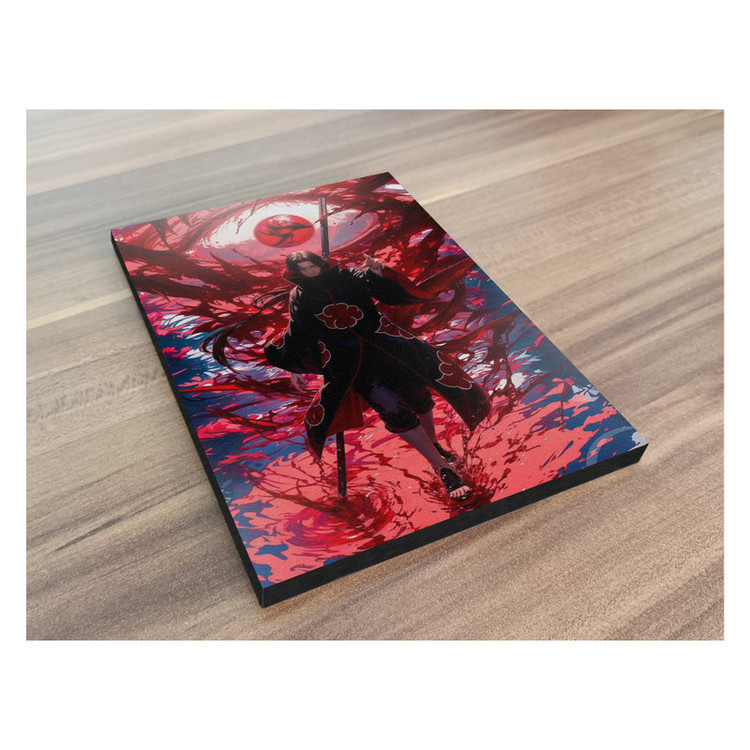تابلو شاسی گوفی مدل ایتاچی انیمه ناروتو طرح Itachi Red Eye Naruto Anime کد EYE32
