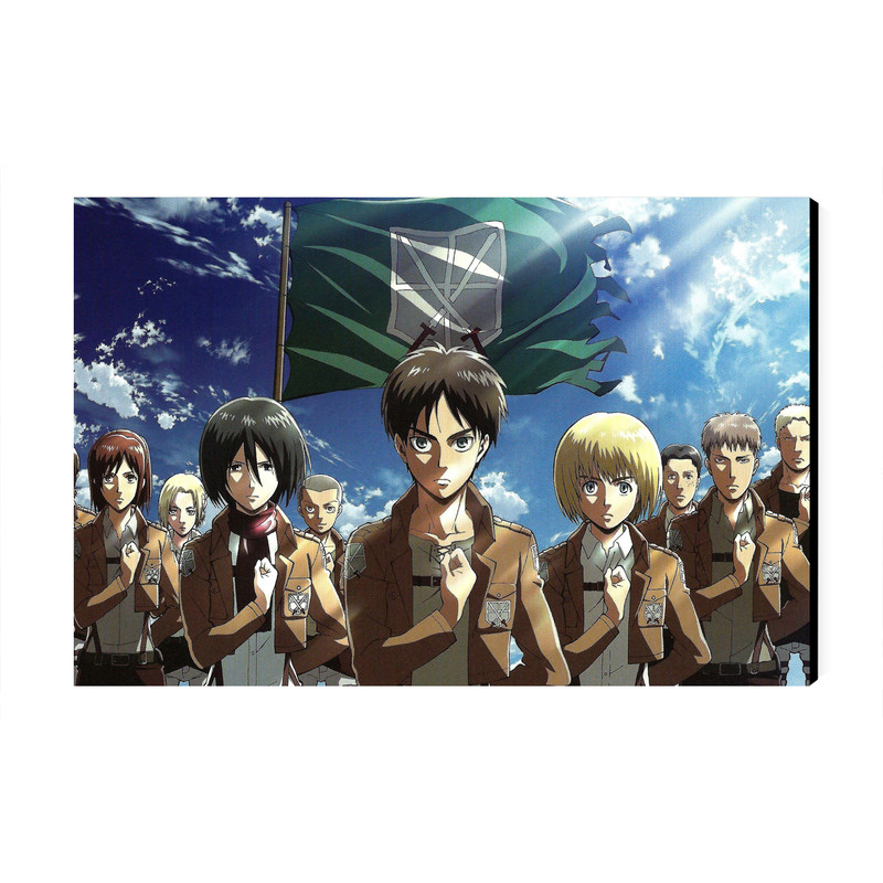 تابلو شاسی عرش مدل انیمه اتک آن تایتان Attack on Titan کد As2515