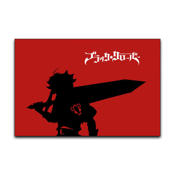تابلو شاسی گوفی مدل آستا انیمه شبدر سیاه طرح Asta Black Clover Anime کد RBK03