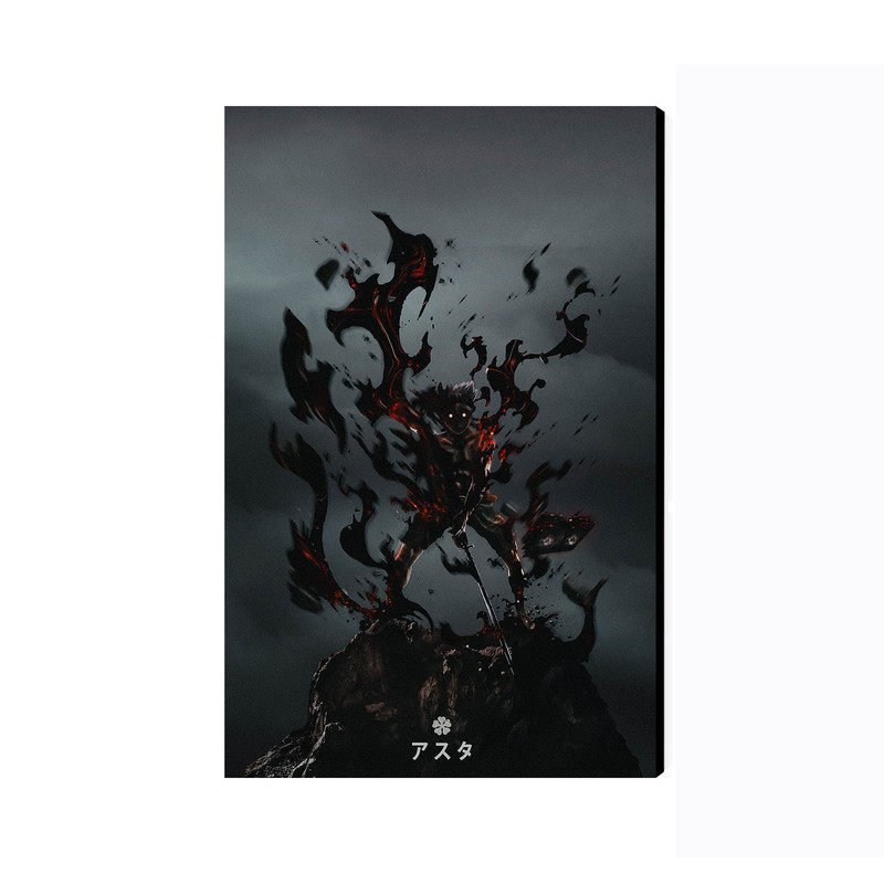 تابلو شاسی عرش مدل انیمه بلک کلاور Black Clover کد As2178