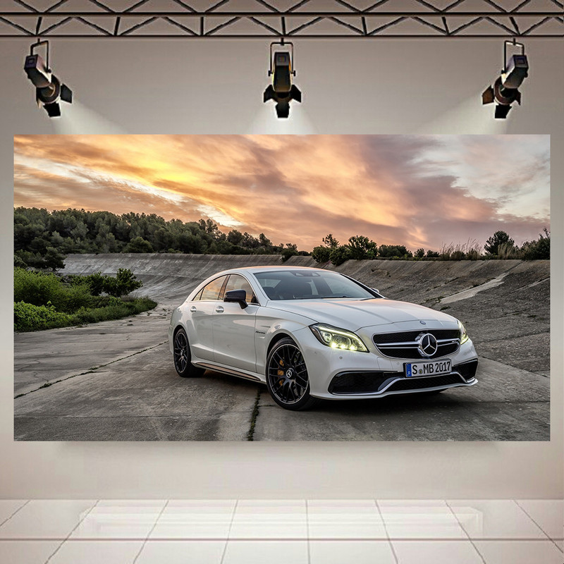 تابلو شاسی طرح ماشین مدل مرسدس بنز CLS کد AR4860