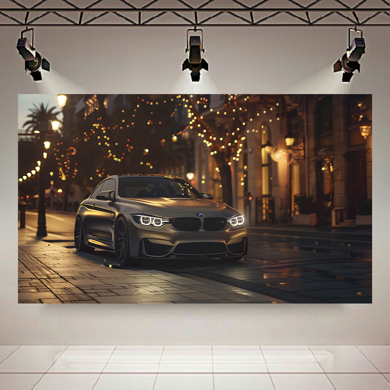 تابلو شاسی طرح مخمل ماشین مدل BMW کد AR302898