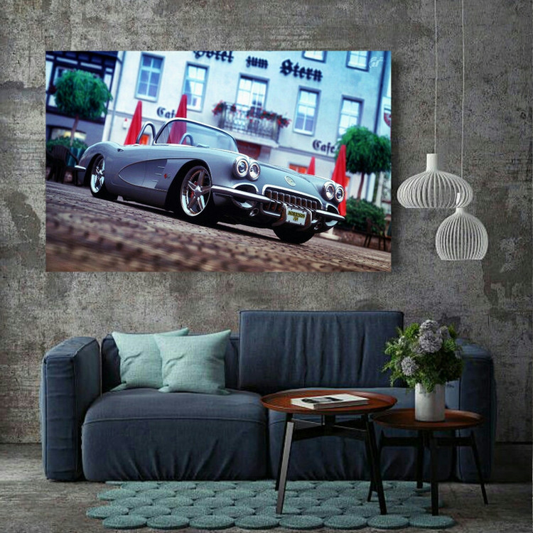 تابلو شاسی طرح ماشین کلاسیک مدل TSH1427