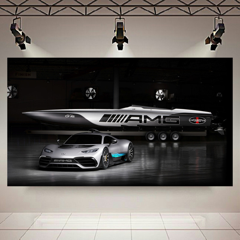 تابلو شاسی طرح ماشین مدل مرسدس بنز AMG Project ONE کد AR8200