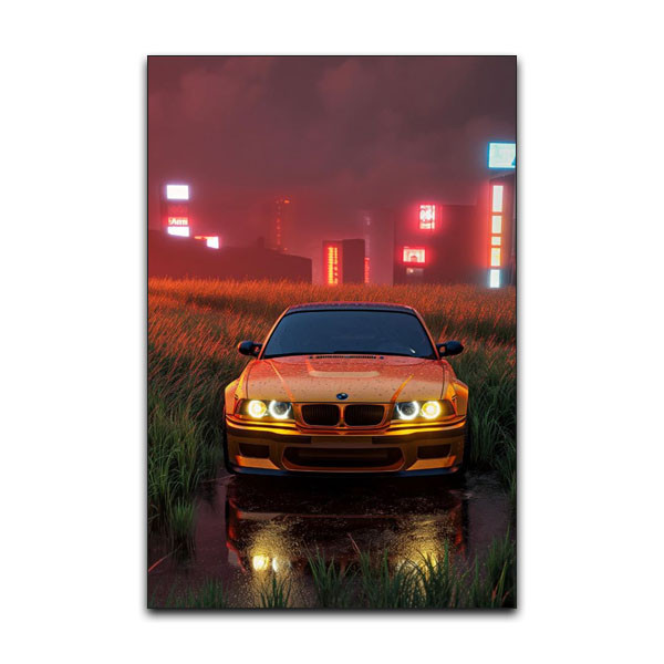 تابلو شاسی گوفی مدل ماشین بی ام دبلیو کد Bmw OLD563
