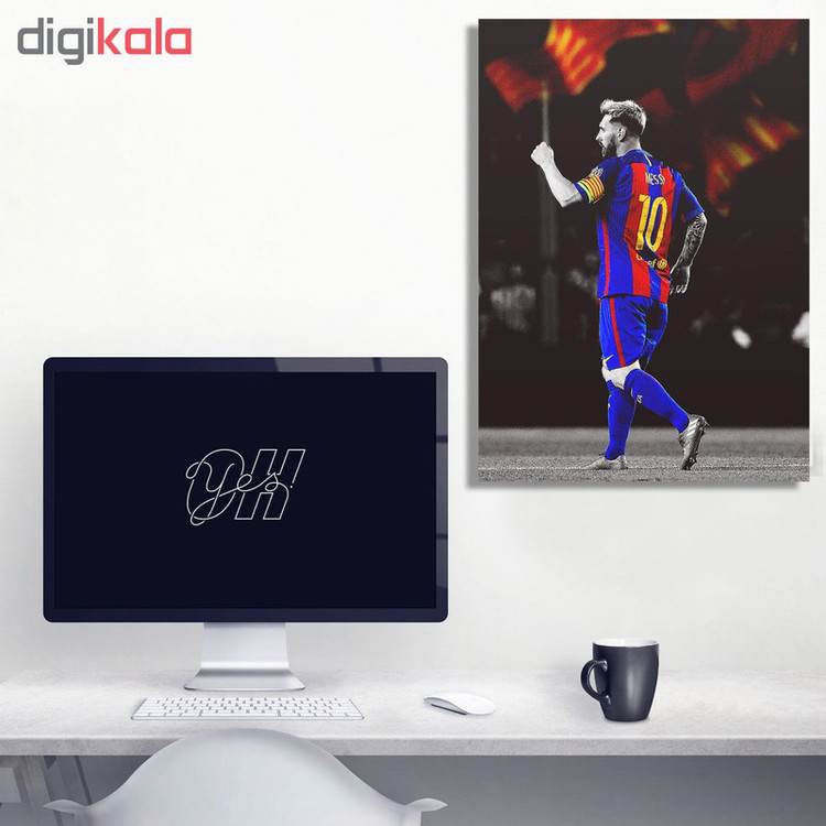 تابلو شاسی گالری استاربوی طرح مسی مدل Football 2