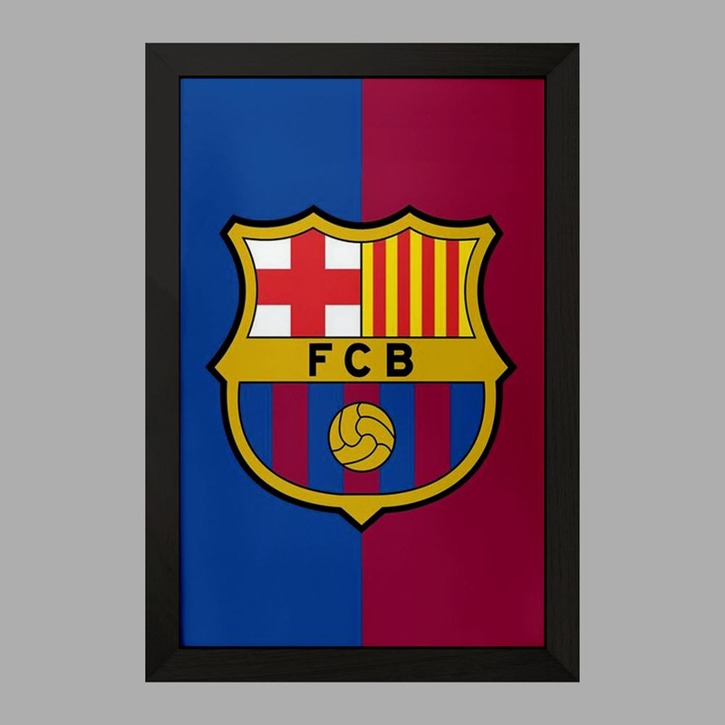 تابلو خندالو مدل باشگاه بارسلونا FC Barcelona  کد 2002