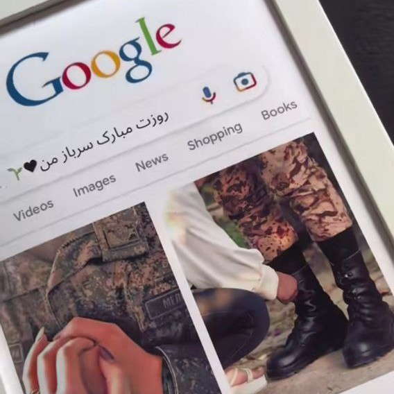 تابلو موزیکال عکس دلخواه طرح سرباز