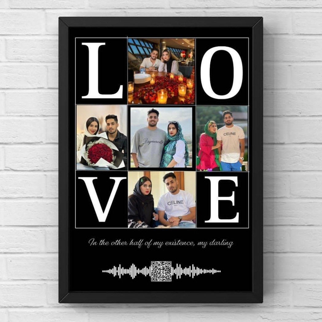 قاب موزیکال love کادو شب یلدا همسر
