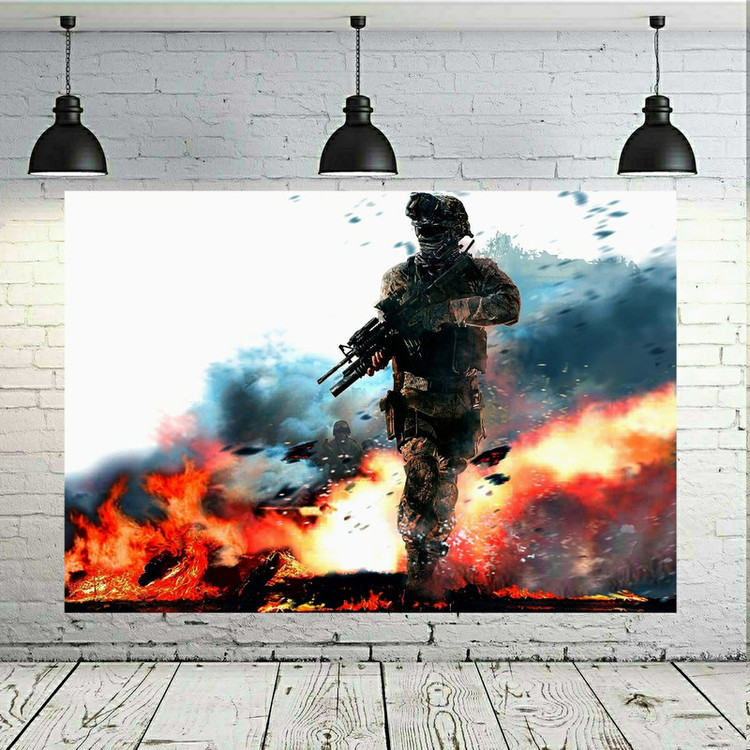 تابلو بوم طرح گیم کالاف دیوتی - Call of Duty کد SDB5814
